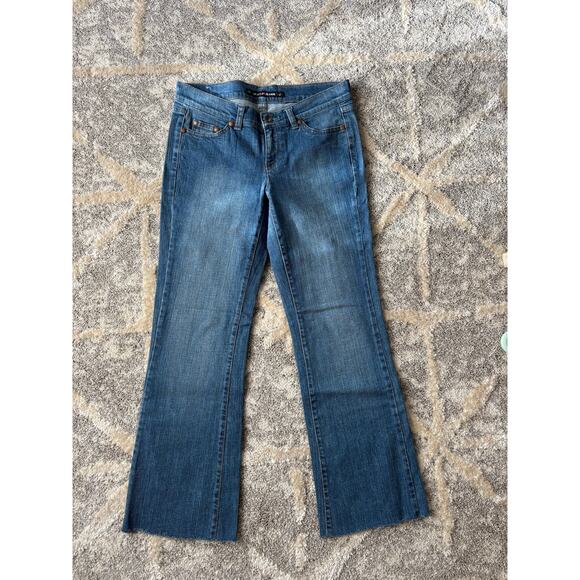 DKNY jeans Times Square Flare cut off regular wash women's size 30 - Picture 1 of 10